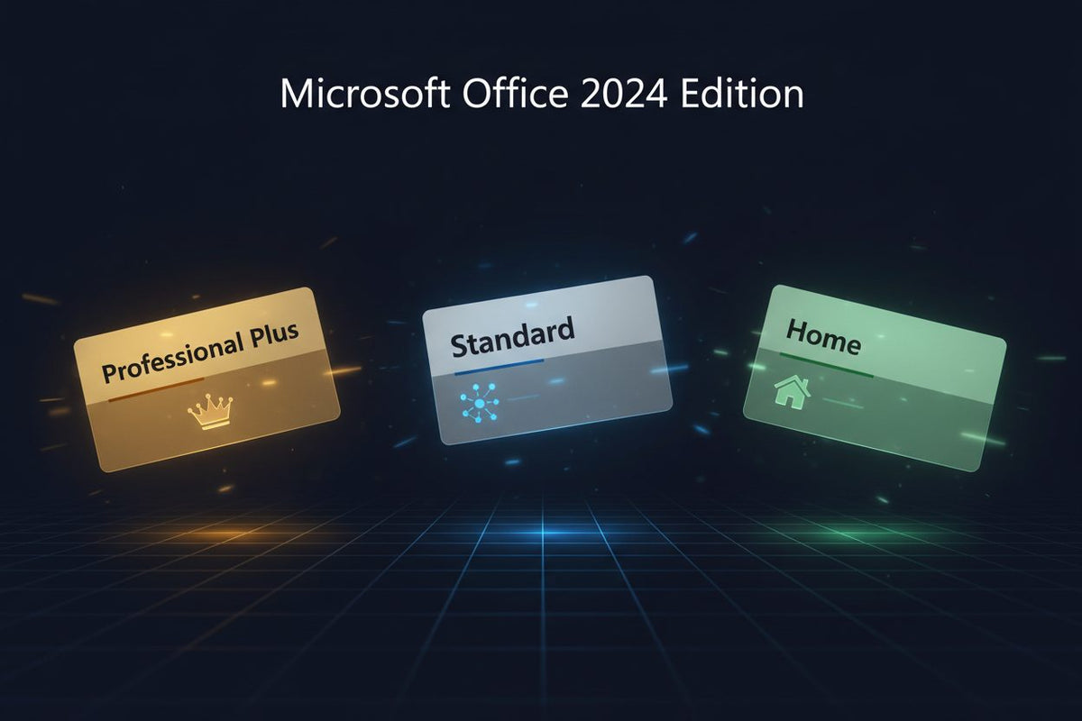 Office 2024 Professional Plus vs. Standard vs. Home – Welke editie past bij u?