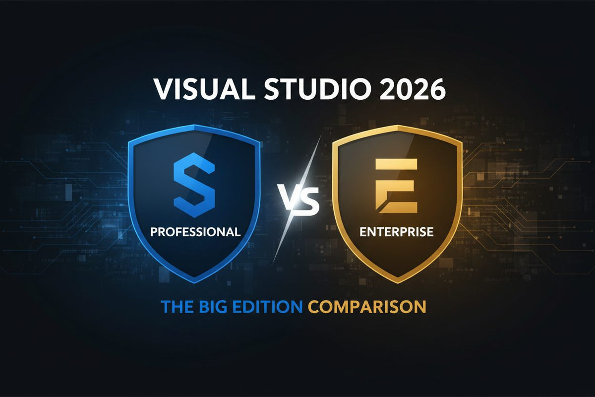 Visual Studio 2026 Professional oder Enterprise – der große Editionen-Vergleich bei KARINEX