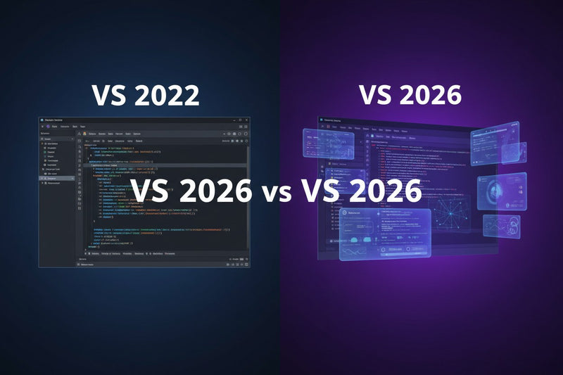 Visual Studio 2026 vs. Visual Studio 2022 – der komplette Vergleich bei KARINEX