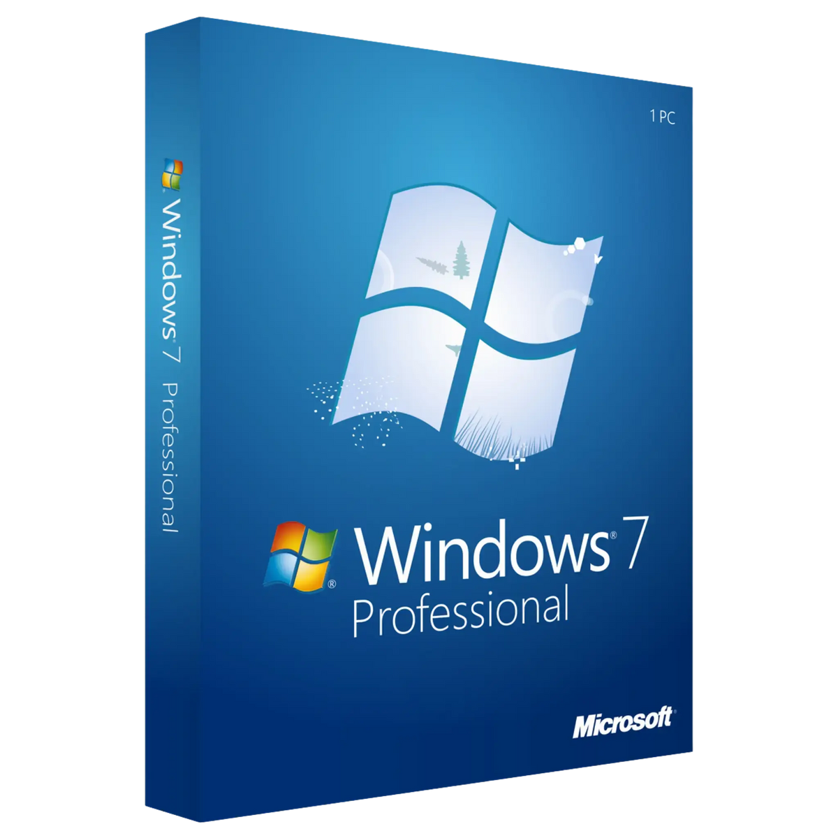 Microsoft Windows 7 Professional OEM-Lizenz 32/64-Bit – Original Produktschlüssel, Sofort-Lieferung per E-Mail, ideal für Legacy- und Offline-PCs