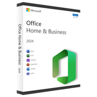 Microsoft Office 2024 Home & Business Dauerlizenz für 1 Windows-PC mit Word, Excel, PowerPoint, Outlook und OneNote – Sofort-Download per E-Mail