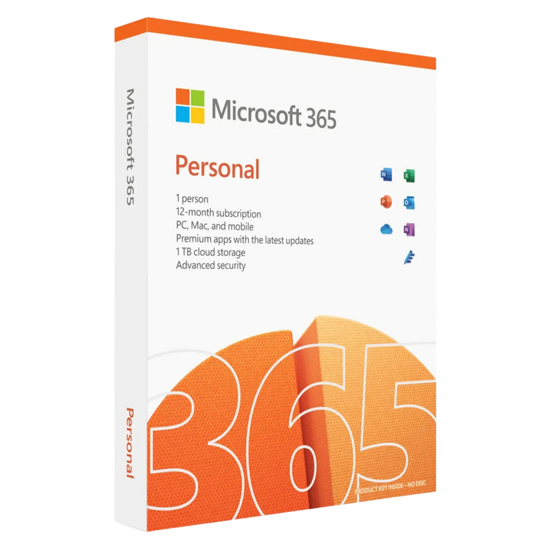 Microsoft 365 Single (ehemals Personal) 1 Jahr Abonnement digitaler Aktivierungsschlüssel für Windows Mac iPhone iPad Android mit Microsoft Copilot KI und 1 TB OneDrive Cloudspeicher