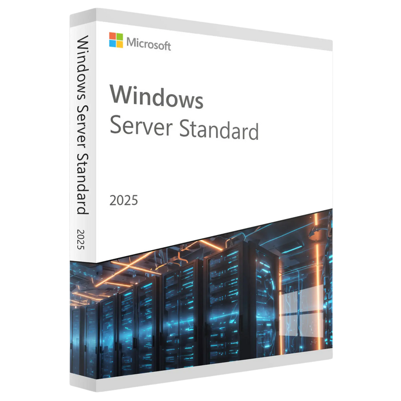 Microsoft Windows Server 2025 Standard Lizenz – Original Download mit Produktschlüssel per E-Mail, schnelle Aktivierung, keine Aboverpflichtung