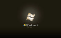 Aktivierter Windows 7 Ultimate Startbildschirm als Beweis der Originallizenz von Microsoft
